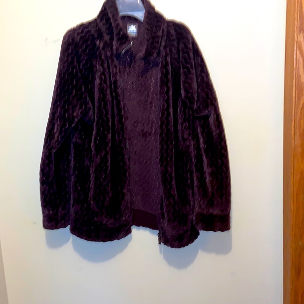 Plush Zippered Jacket